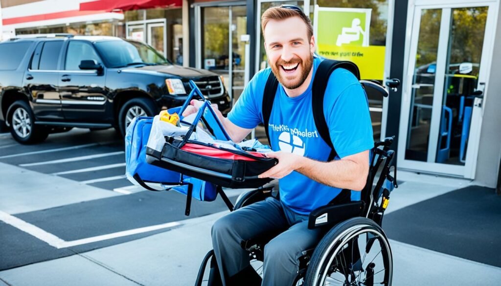 輪椅租借的取貨方式