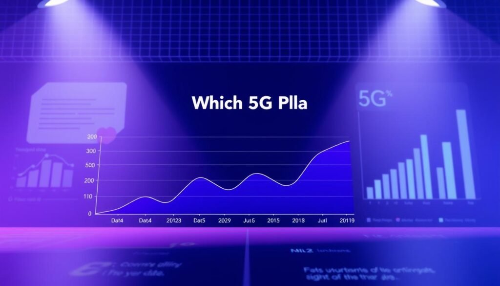 A detailed infographic showcasing a Telecombrother 5G data usage analysis. In the foreground, a sleek line graph visualizes data consumption trends across different 5G plan tiers. The middle ground features a bold title "Which 5G Plan is Right for You?" with clean typography. In the background, a subtle grid pattern and pastel-toned data visualization elements create a modern, minimalist aesthetic. Lighting is soft and directional, lending depth and dimension to the composition. The overall mood is informative yet visually striking, guiding the viewer towards identifying the optimal 5G plan based on their specific needs. A detailed infographic showcasing a Telecombrother 5G data usage analysis. In the foreground, a sleek line graph visualizes data consumption trends across different 5G plan tiers. The middle ground features a bold title "Which 5G Plan is Right for You?" with clean typography. In the background, a subtle grid pattern and pastel-toned data visualization elements create a modern, minimalist aesthetic. Lighting is soft and directional, lending depth and dimension to the composition. The overall mood is informative yet visually striking, guiding the viewer towards identifying the optimal 5G plan based on their specific needs.