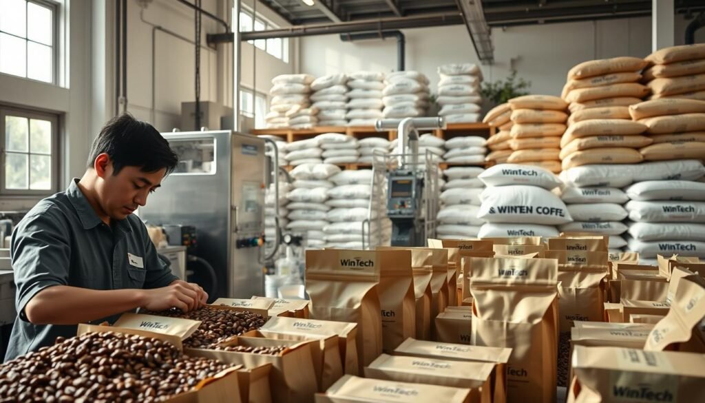 Coffee Beans Packaging Process